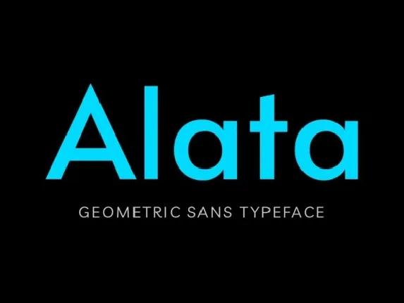 Alata Sans Serif font