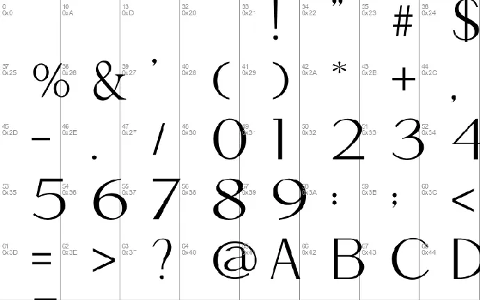 Cromaq font