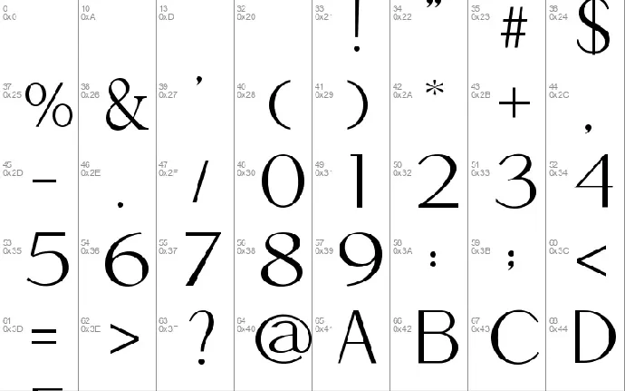 Cromaq font