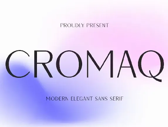 Cromaq font