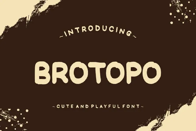 Brotopo font