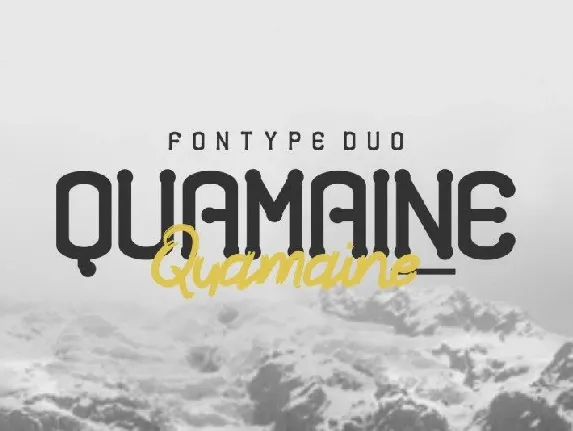 Quamaine Duo font