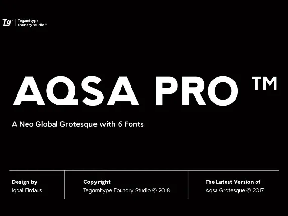 TG Aqsa Pro font