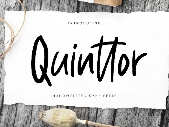 Quinttor font