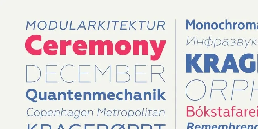 Geometria Family font