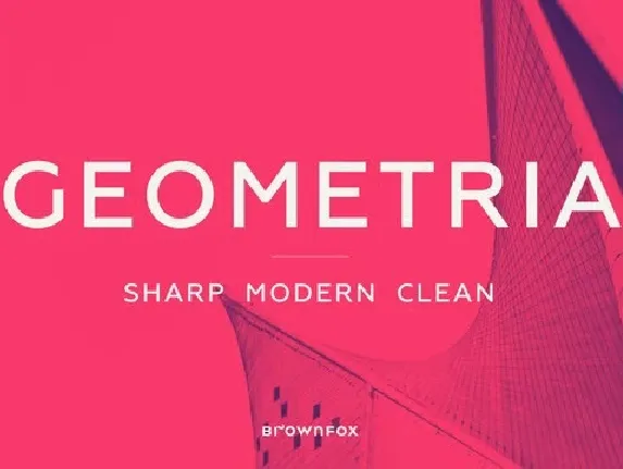 Geometria Family font