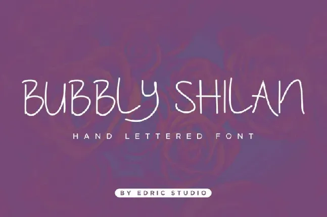 Bubbly Shilan Script font