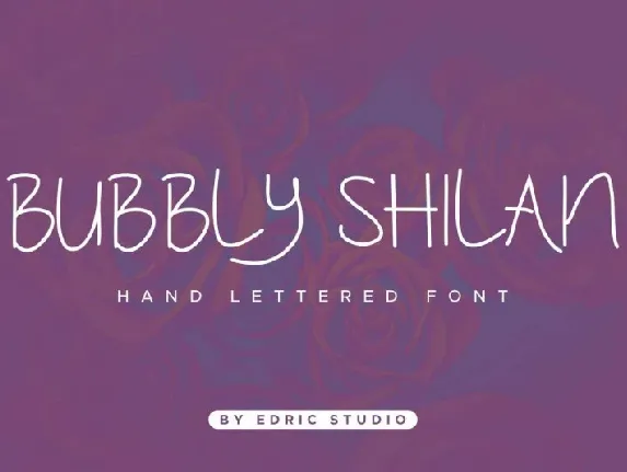 Bubbly Shilan Script font