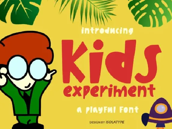 Kids Experiment font