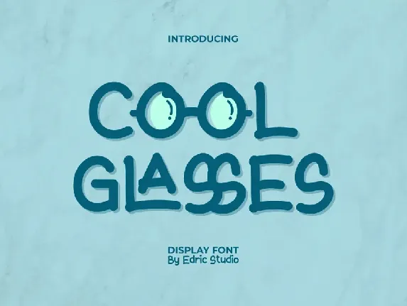 Cool Glasses font