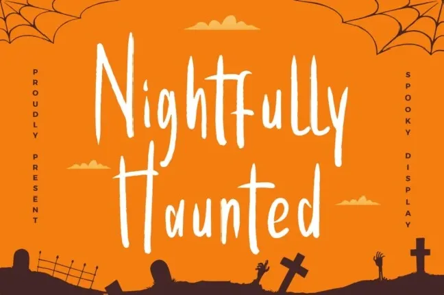 Nightfully Haunted font