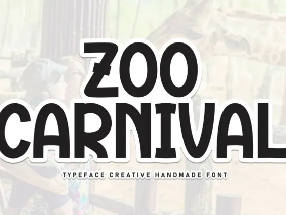 Zoo Carnival Display font