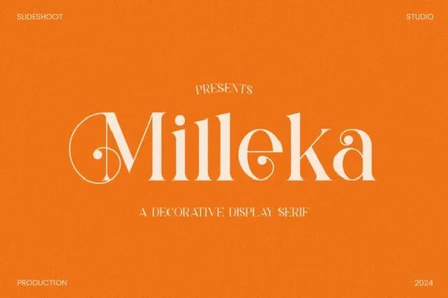 Milleka font