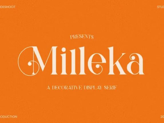 Milleka font