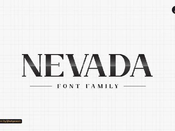 Nevada font