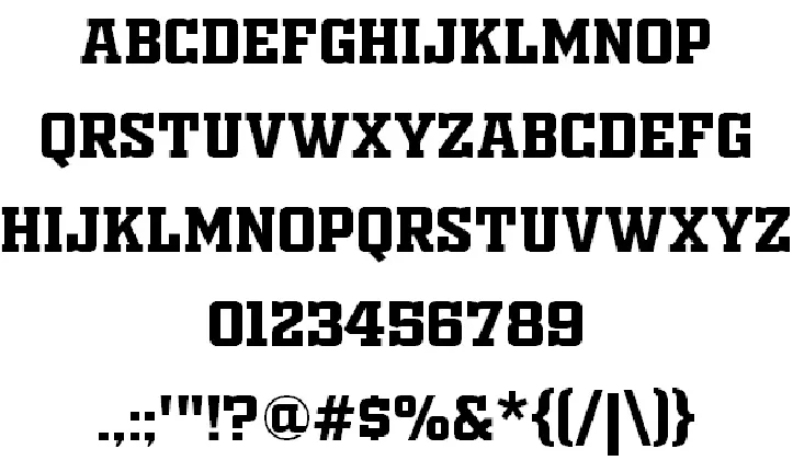 Athletic font