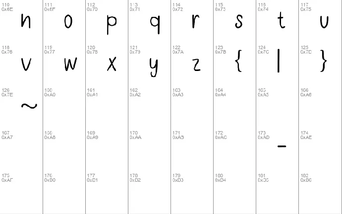 Mikuah font