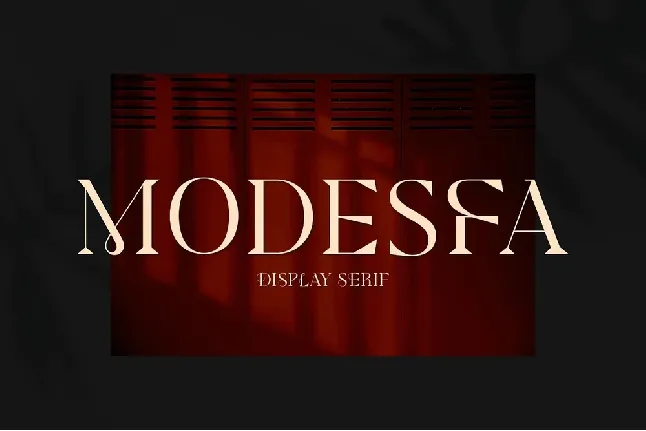 Modesfa font