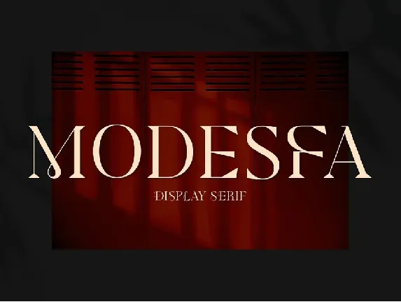 Modesfa font