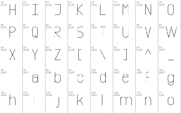 Infinity font