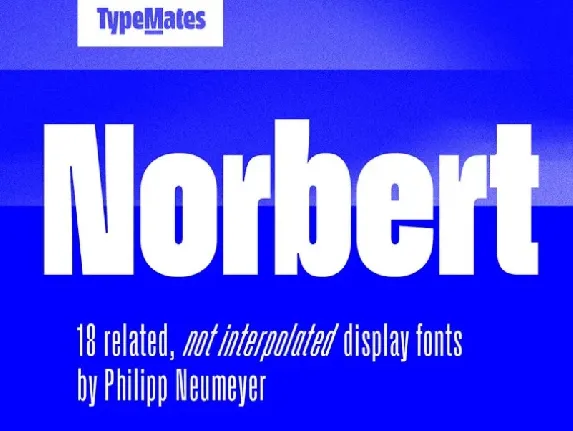 Norbert Family font