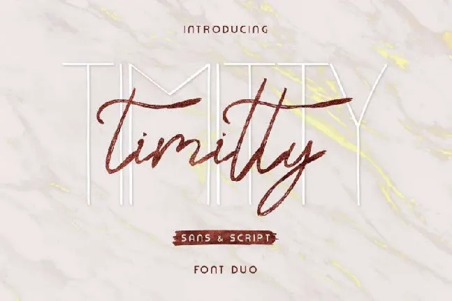 Timitty Duo font