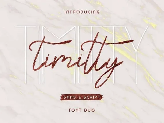 Timitty Duo font