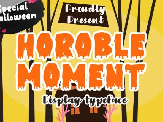 Horoble Moment font