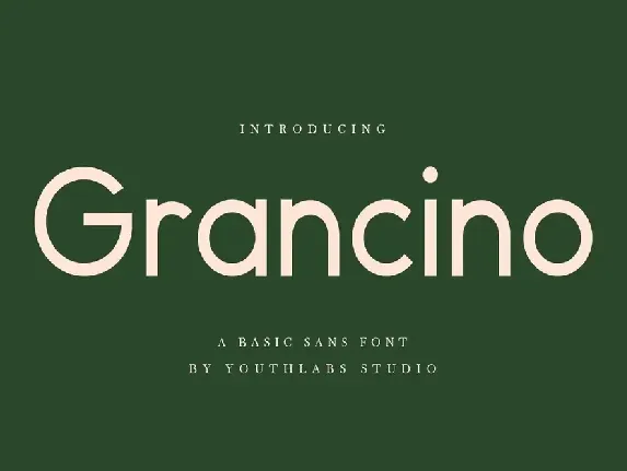 Grancino font