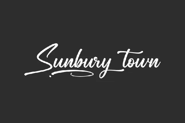 Sunbury Town font