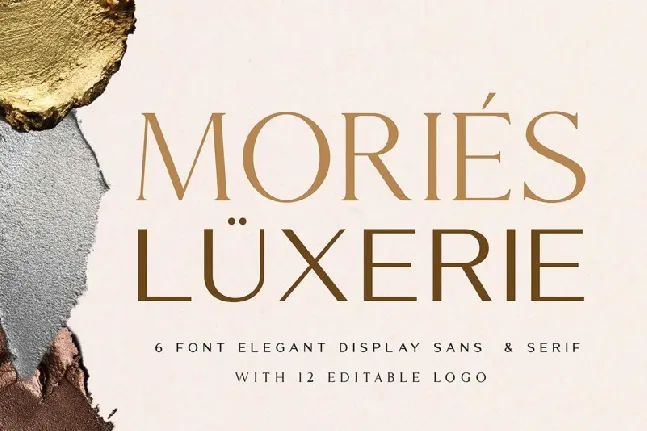 Mories Luxerie Duo font