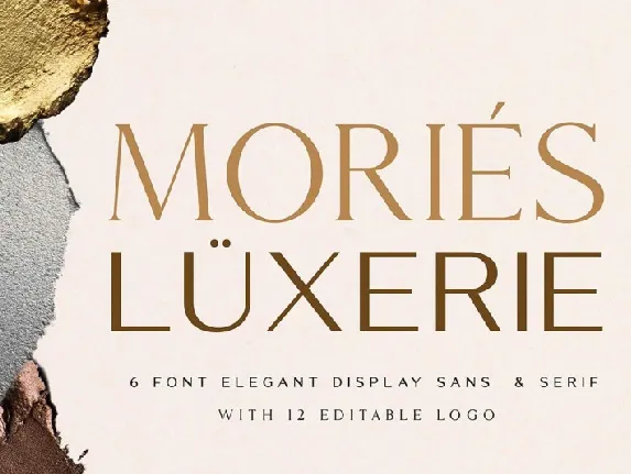 Mories Luxerie Duo font