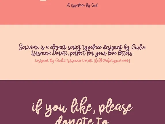 Scrivimi font