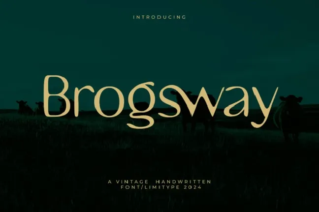 Brogsway font