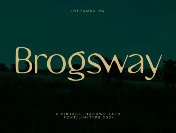 Brogsway font