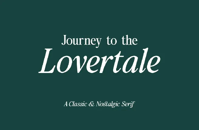 Lovertale font