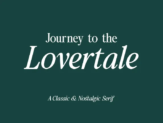 Lovertale font