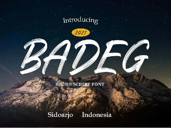 Badeg font