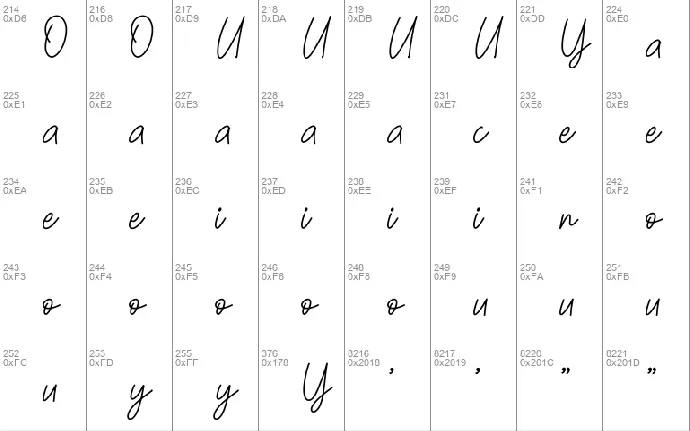 Summer Signature font