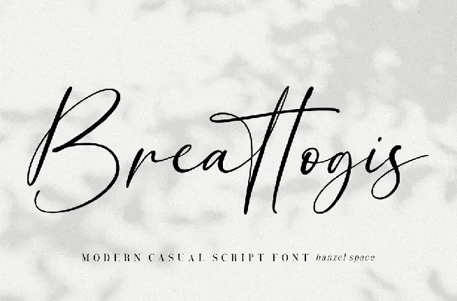 Breattogis font