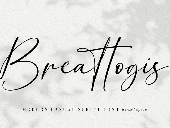 Breattogis font