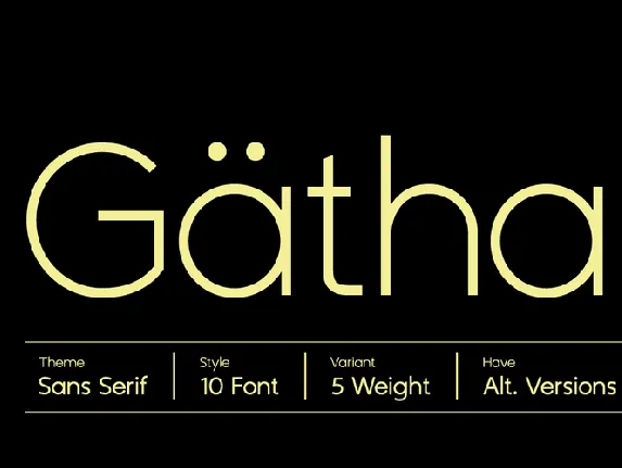 ZT Gatha font