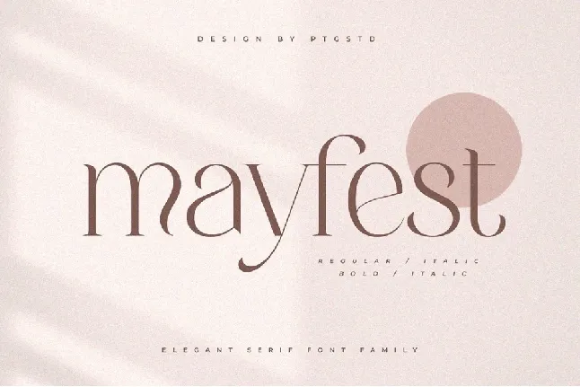 Mayfest font