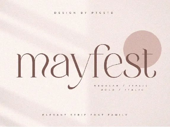 Mayfest font