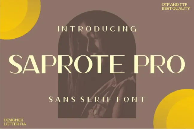 Saprone font