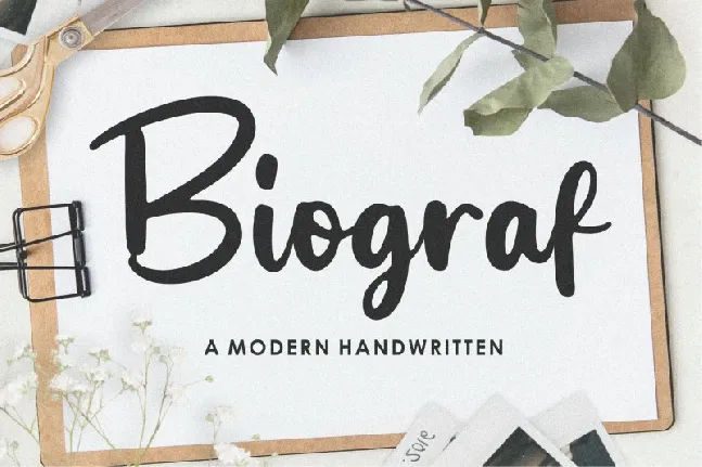 Biograf font