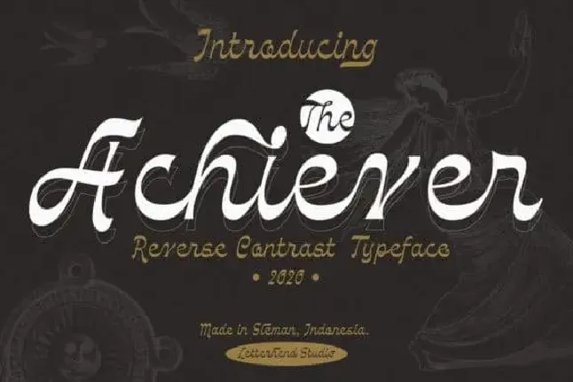 The Achiever Script font