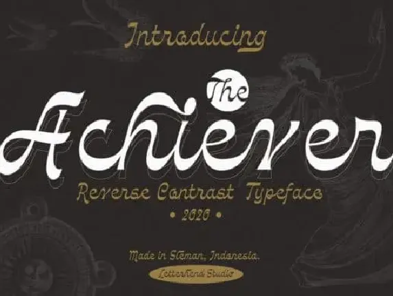 The Achiever Script font