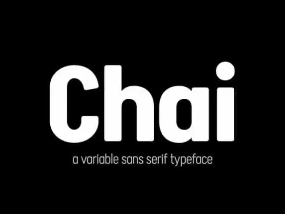 Chai Sans Serif font