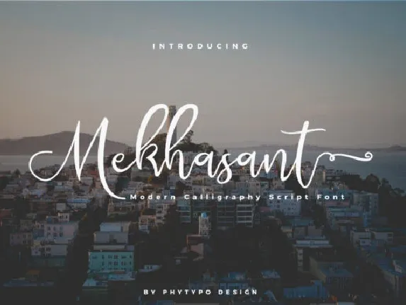 Mekhasant Handwritten font